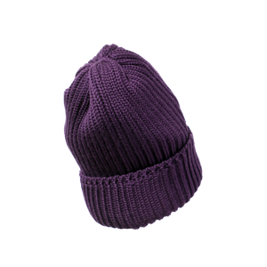Needles Watch Cap Merino Wool Purple