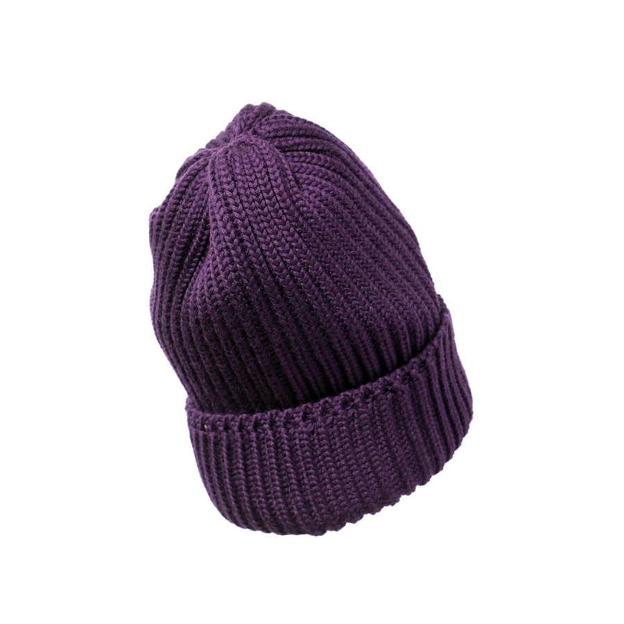 Needles Watch Cap Merino Wool Purple