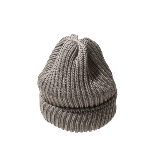 Needles Watch Cap Merino Wool Grey