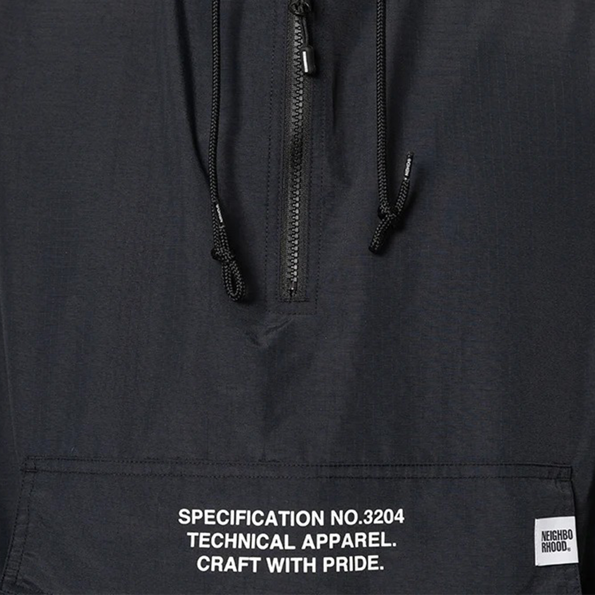 Neighborhood Anorak Jacket Black 252TSNH-JKM05