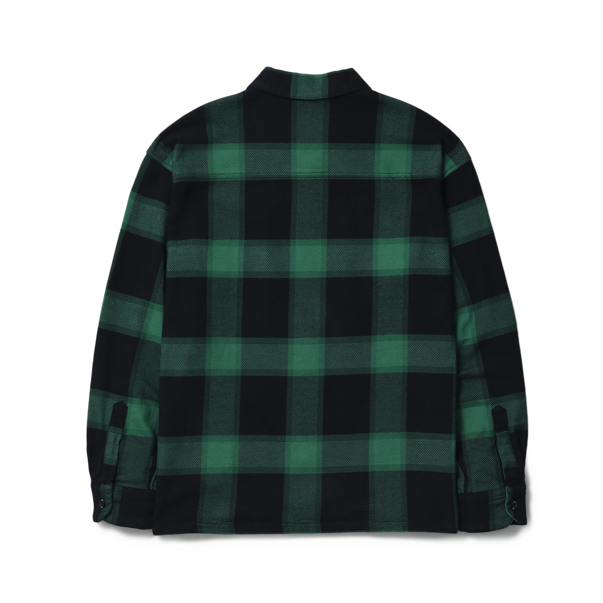 Neighborhood Buffalo Check Shirt Long Sleeve Green 252BENH-SHM02