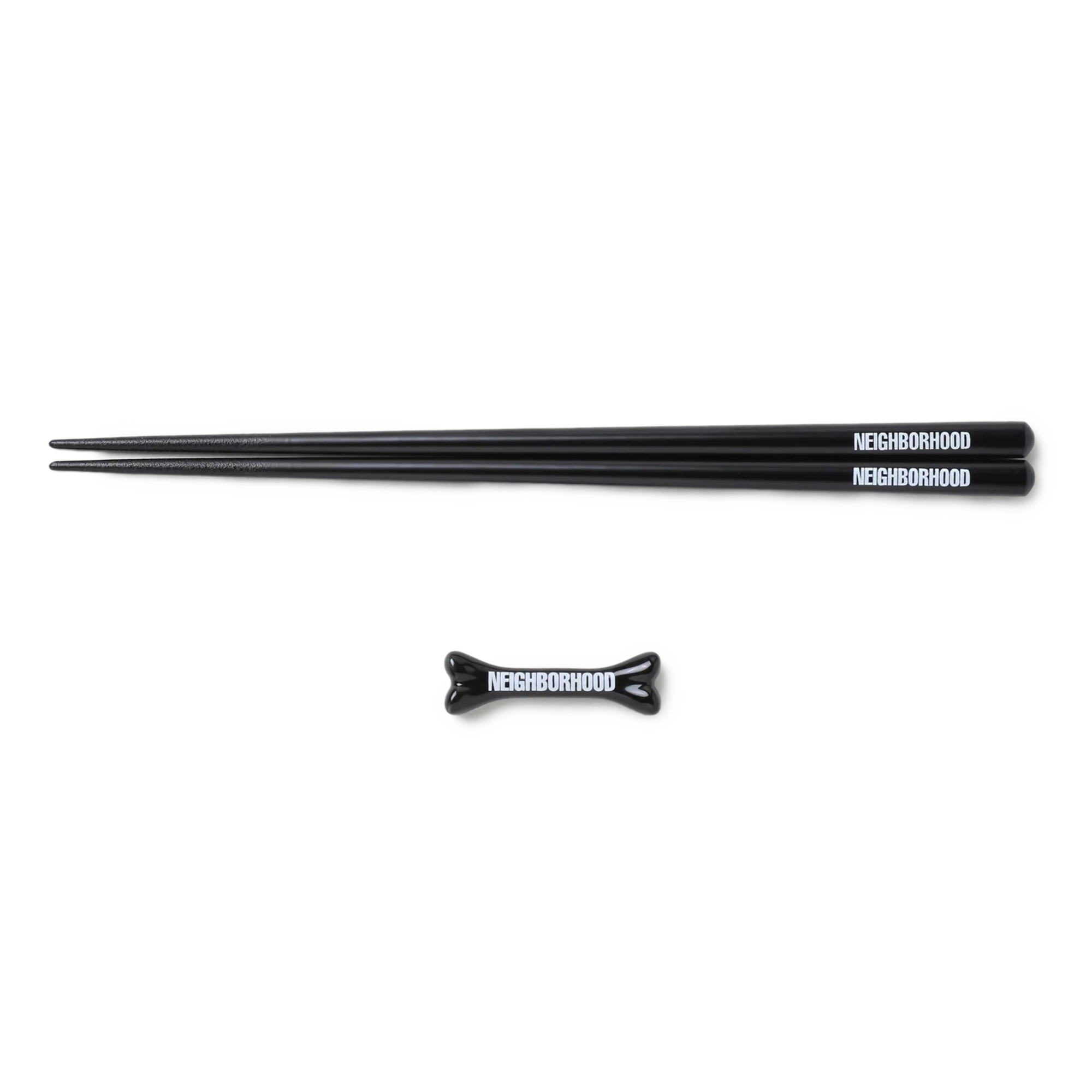 Neighborhood Chopsticks & Chopstick Rest Set Black 25267NH-AC01