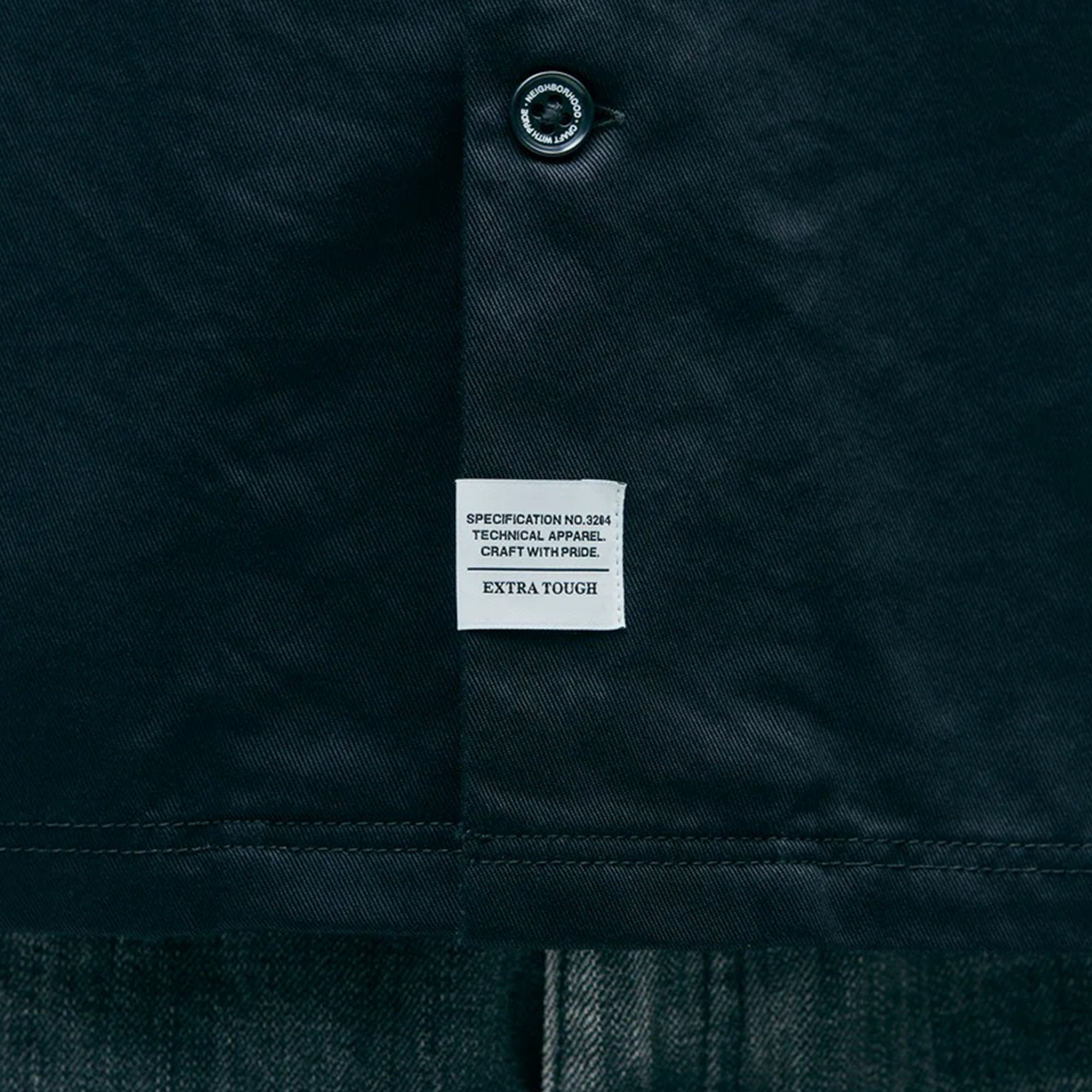 Neighborhood Classic Work Shirt Long Sleeve Black 252TSNH-SHM01