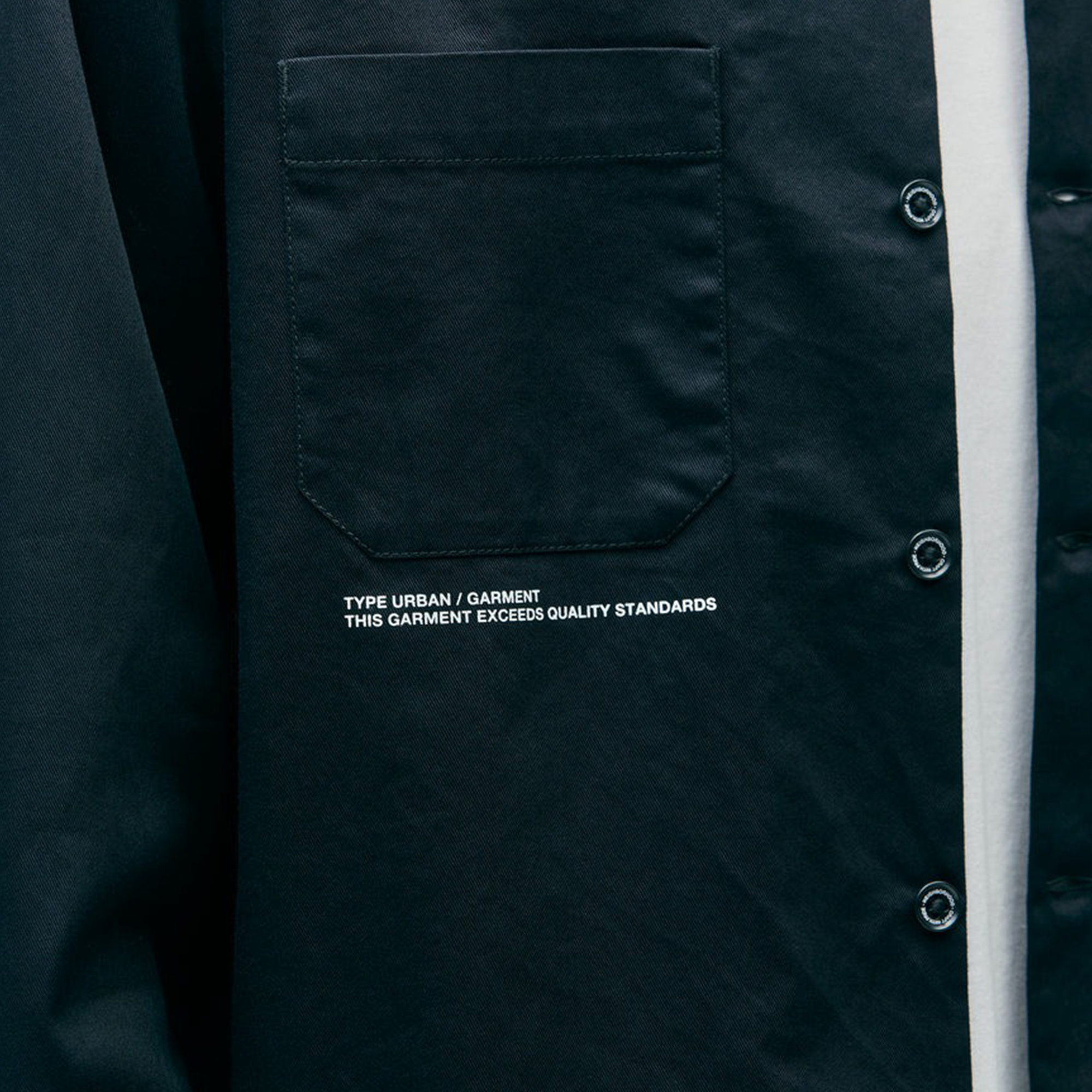 Neighborhood Classic Work Shirt Long Sleeve Black 252TSNH-SHM01