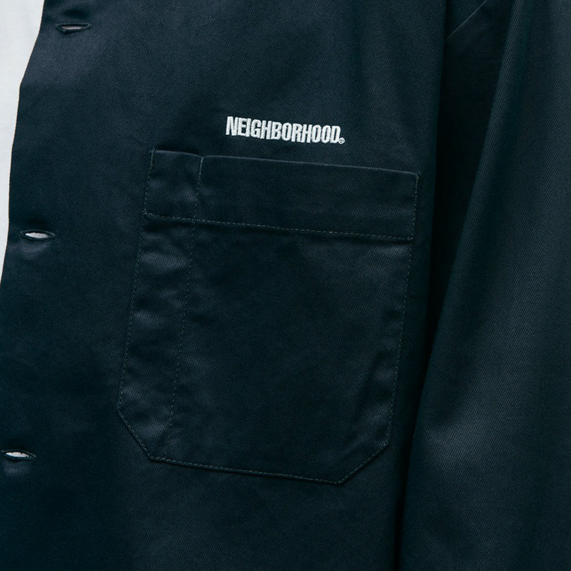 Neighborhood Classic Work Shirt Long Sleeve Black 252TSNH-SHM01