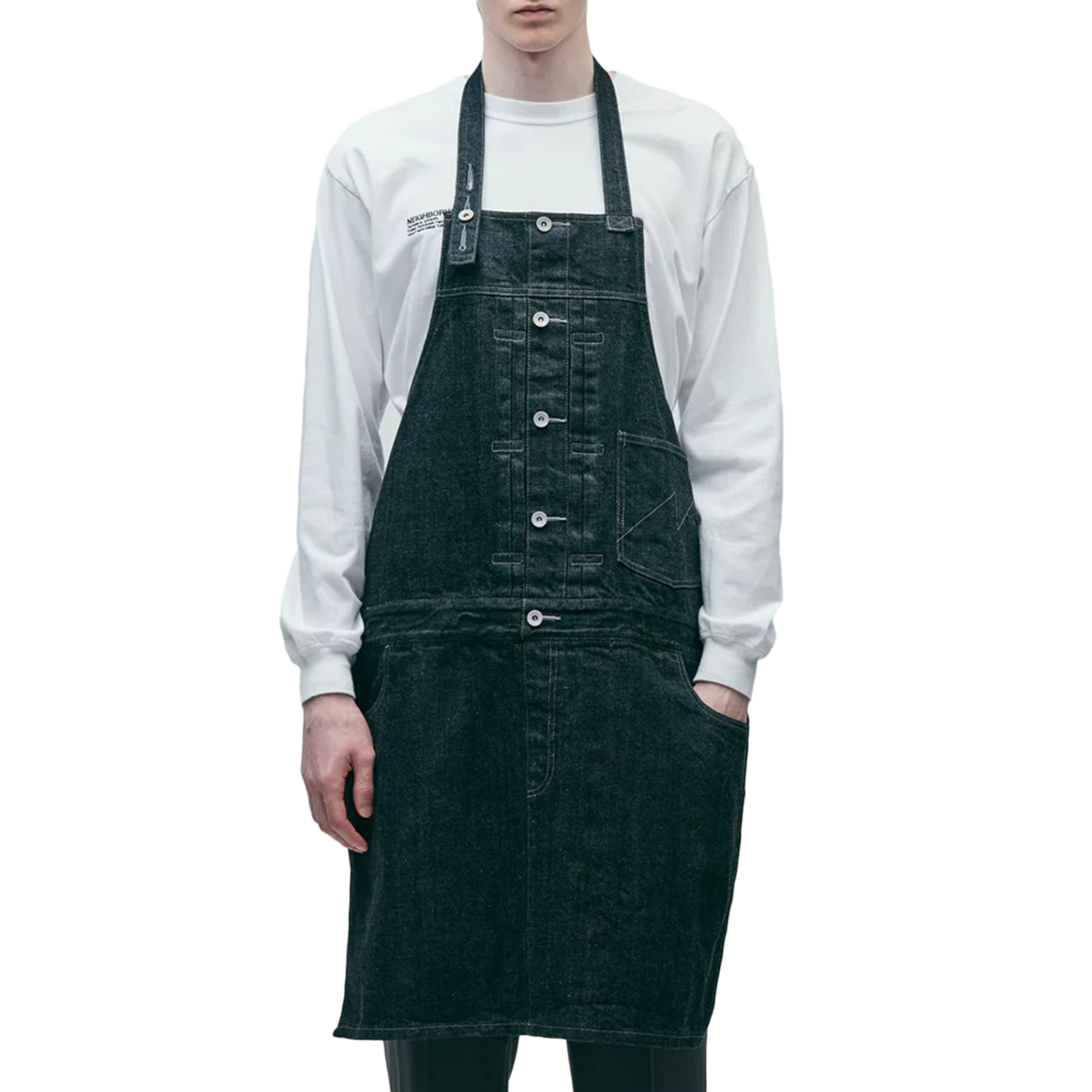 Neighborhood Denim Apron Ingigo 252ZANH-AC01