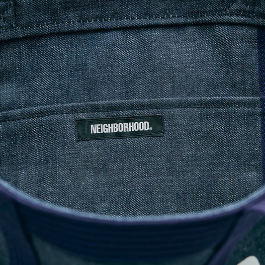 Neighborhood Denim Tote Bag-M Indigo 252TQNH-CG03