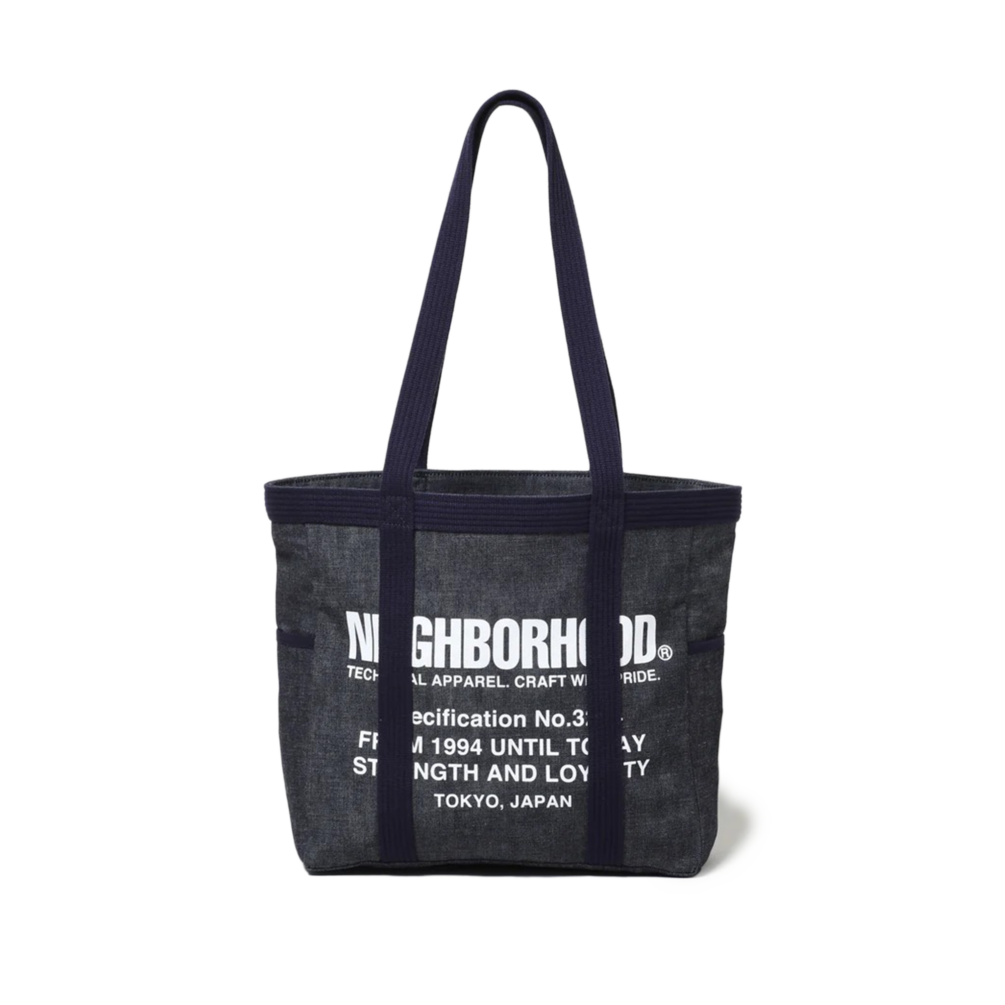 Neighborhood Denim Tote Bag-M Indigo 252TQNH-CG03