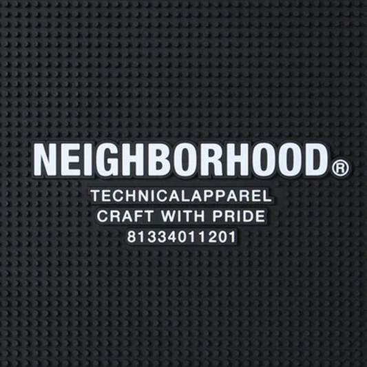 Neighborhood Logo Bar Mat Black 252MYNH-AC01