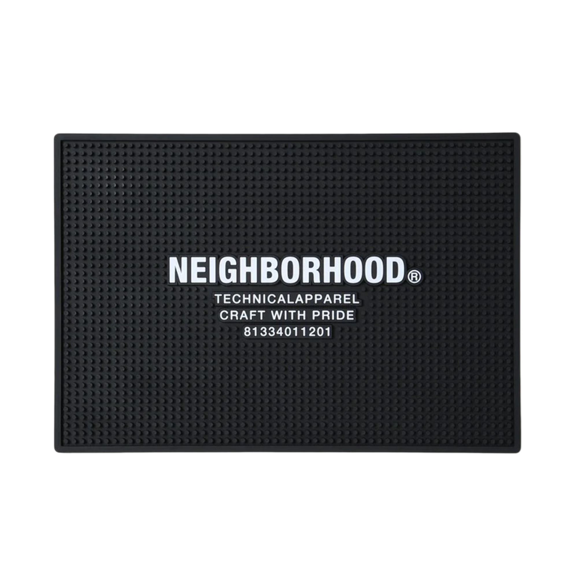 Neighborhood Logo Bar Mat Black 252MYNH-AC01