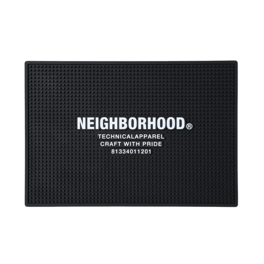 Neighborhood Logo Bar Mat Black 252MYNH-AC01