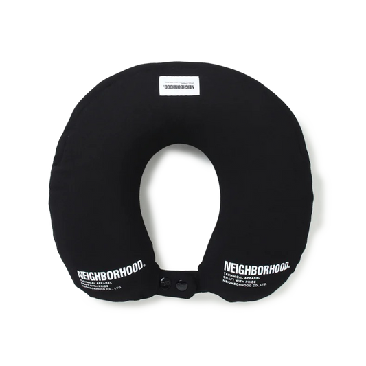 Neighborhood Logo Neck Pillow Black 252MYNH-AC02