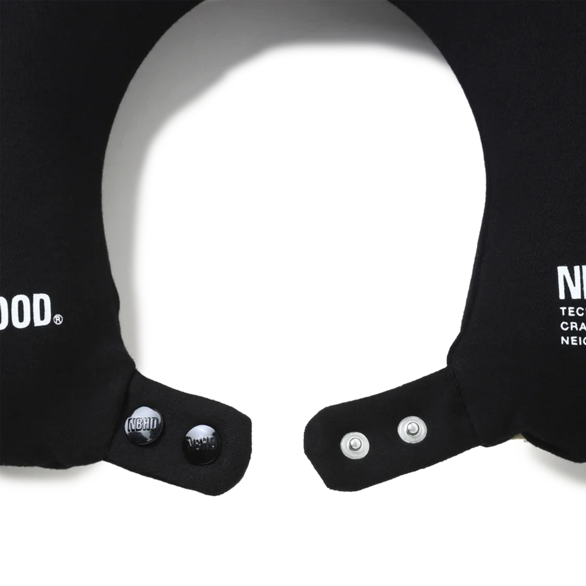 Neighborhood Logo Neck Pillow Black 252MYNH-AC02