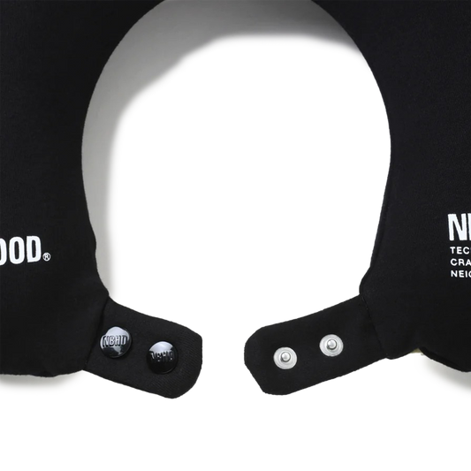 Neighborhood Logo Neck Pillow Black 252MYNH-AC02