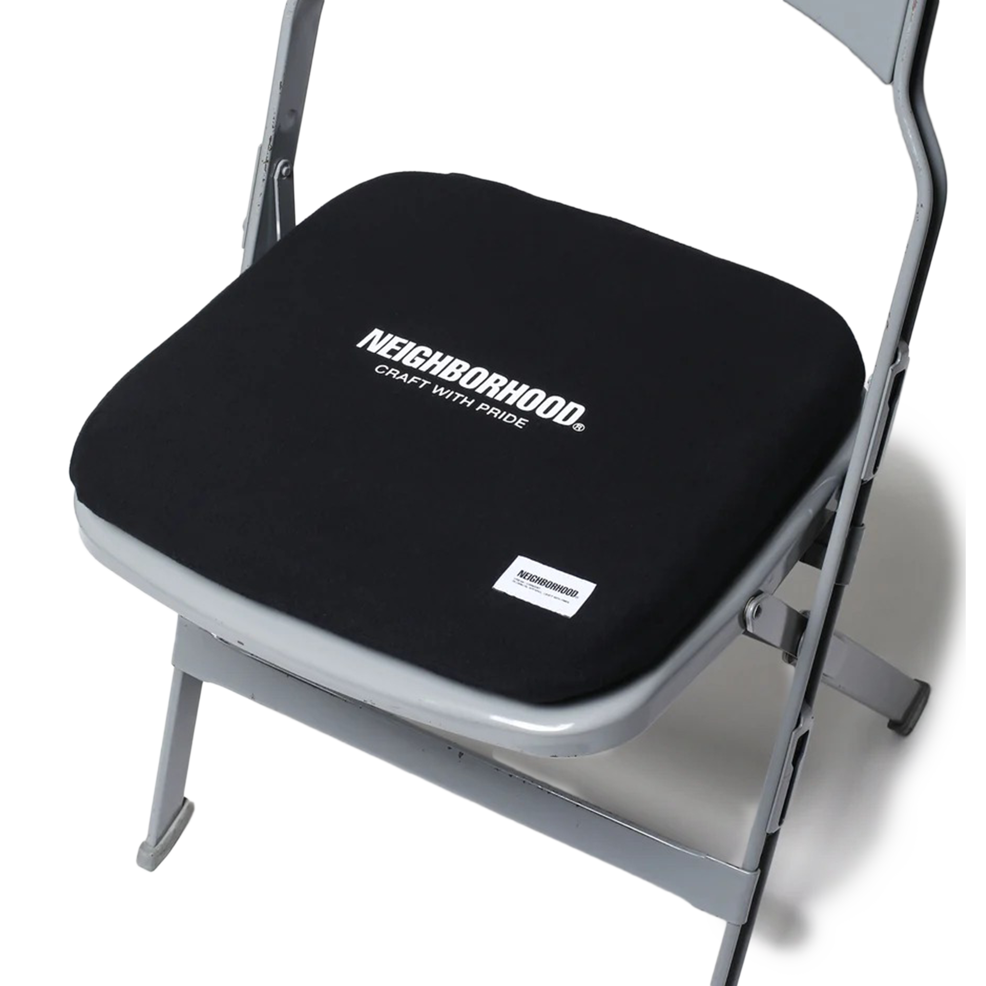 Neighborhood Logo Seat Cushion Black 252MYNH-AC05