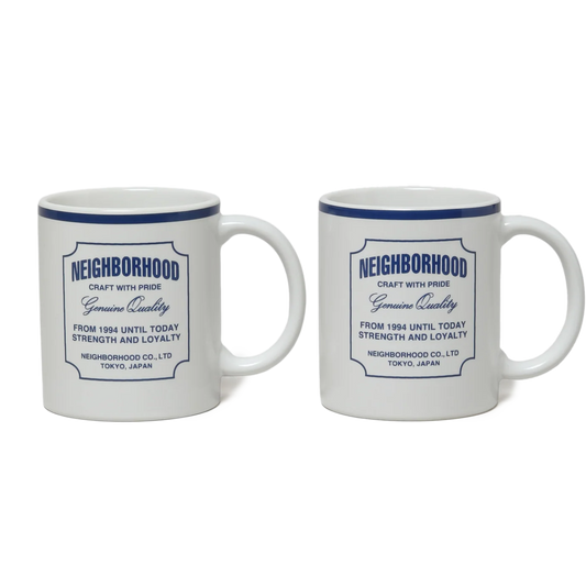 Neighborhood Mug Cup Set Blue 252MYNH-AC06