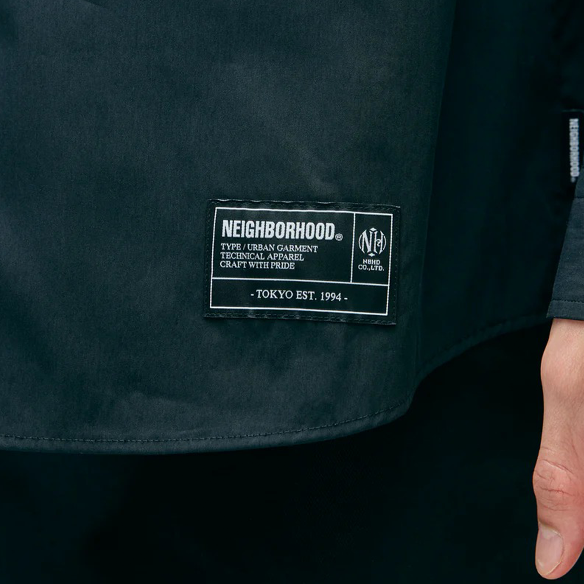 Neighborhood Plain Shirt Long Sleeve Black 252SPNH-SHM02