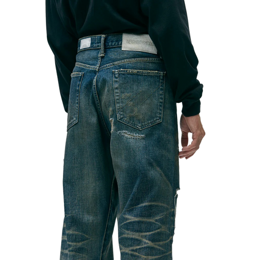 Neighborhood Savage Denim Dp Basic Pants Indigo 252XBNH-PTM08
