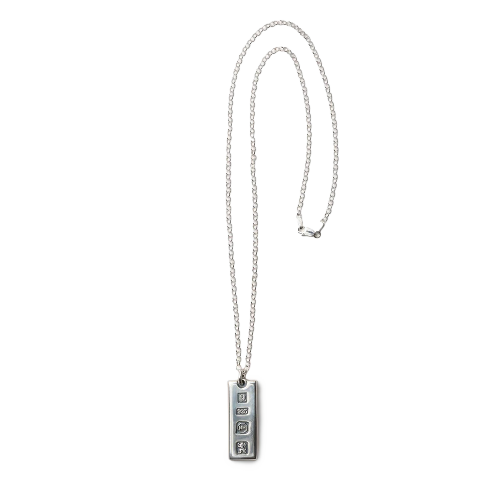 Neighborhood Silver Ingot Necklace Silver 252IVNH-AC02