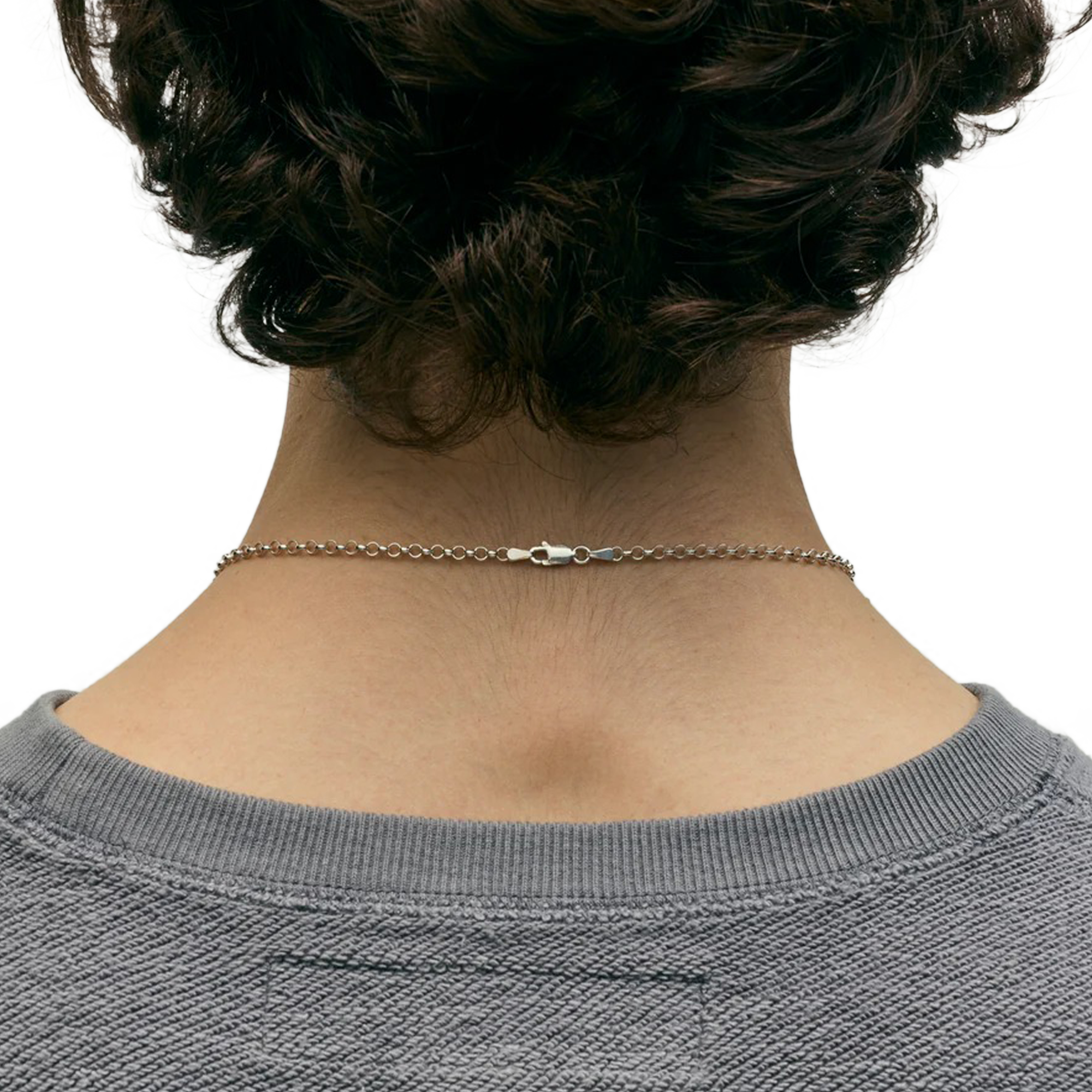 Neighborhood Silver Ingot Necklace Silver 252IVNH-AC02