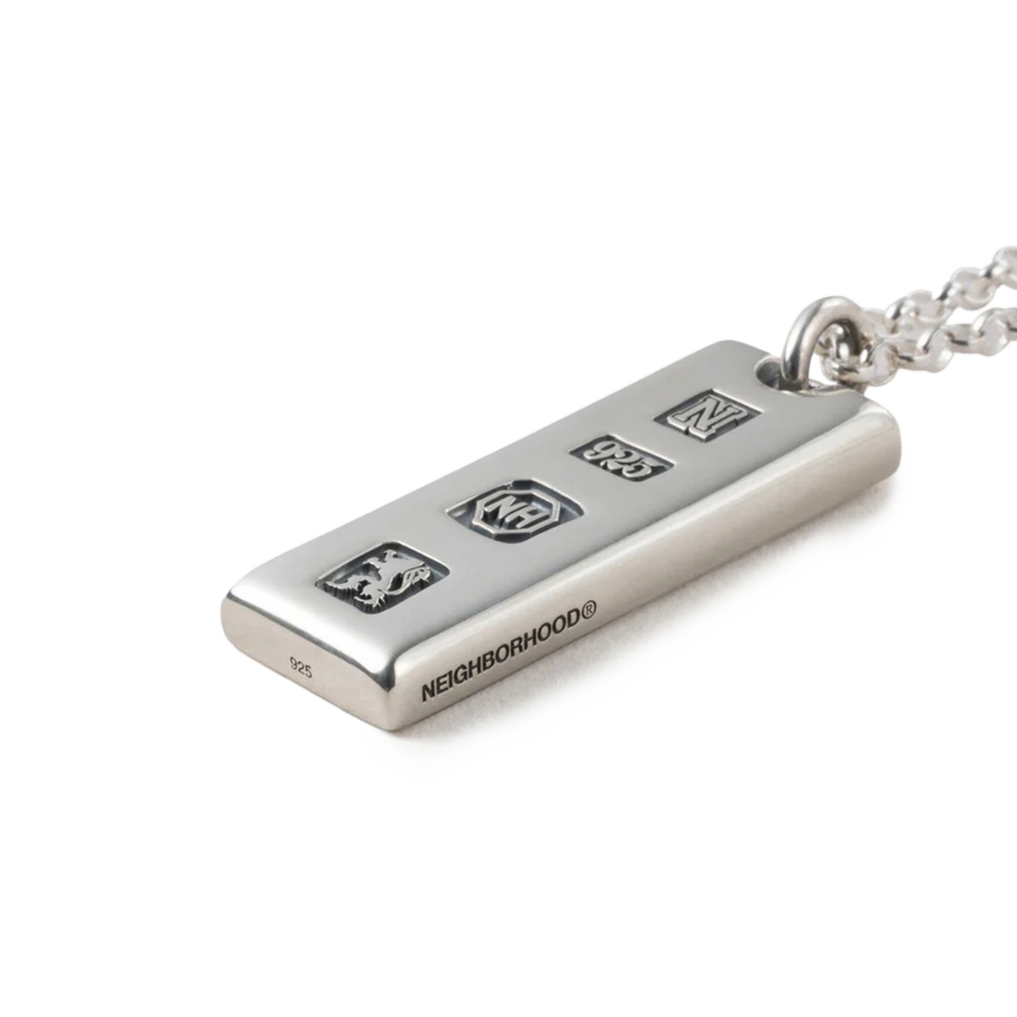 Neighborhood Silver Ingot Necklace Silver 252IVNH-AC02