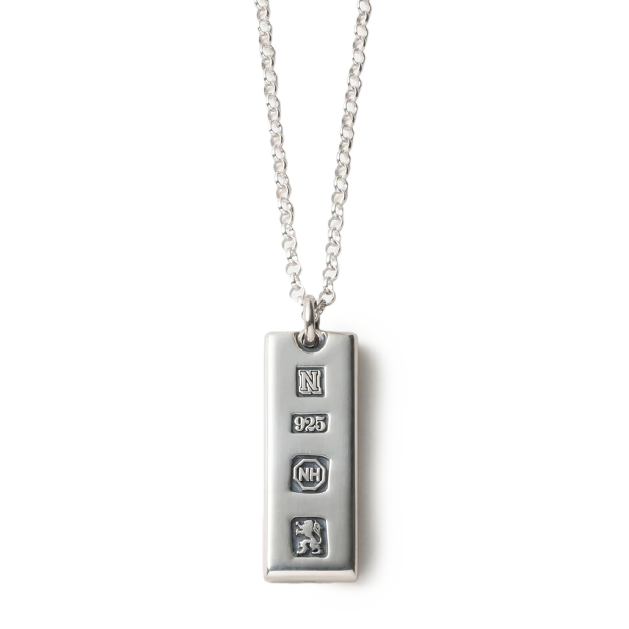 Neighborhood Silver Ingot Necklace Silver 252IVNH-AC02