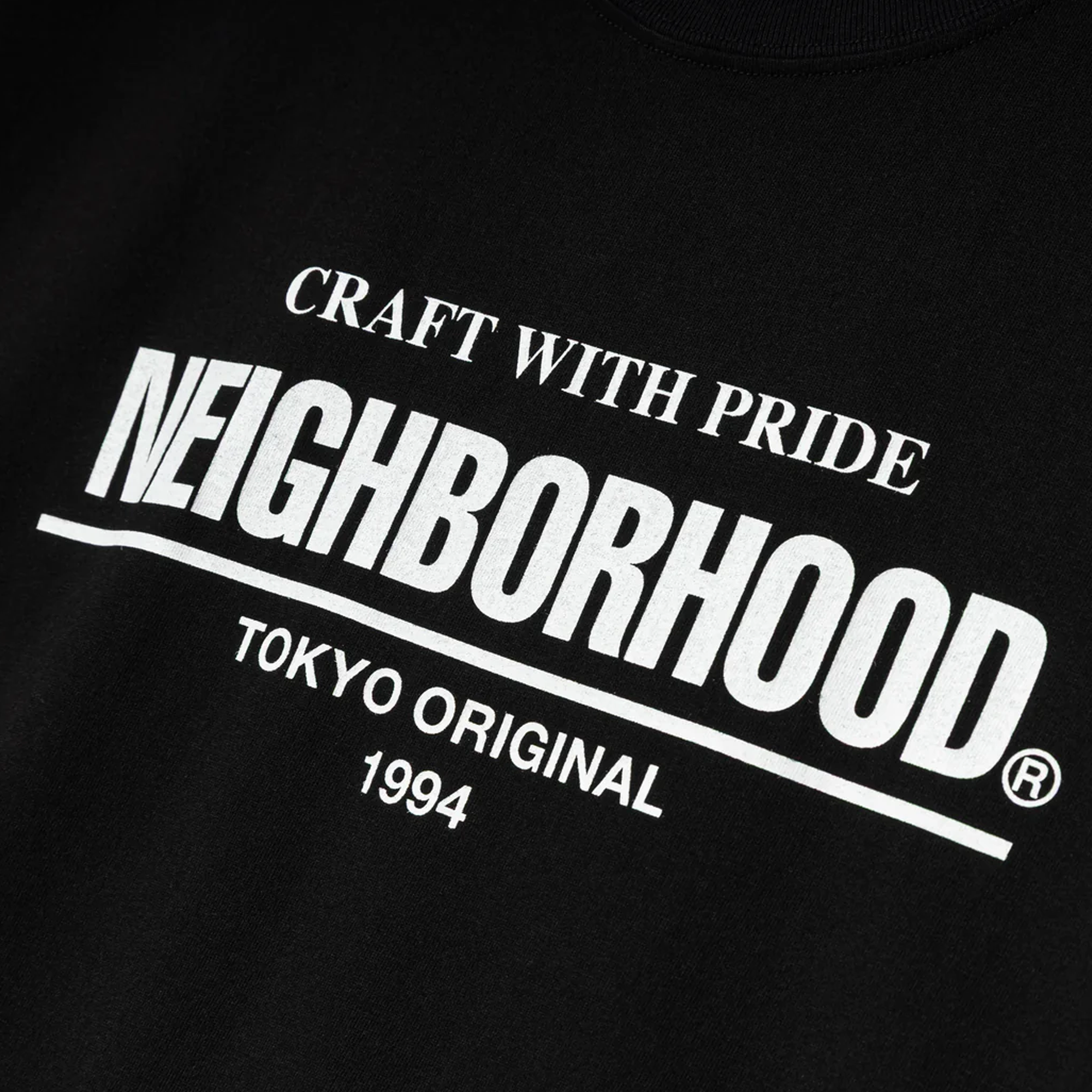 Neighborhood T-Shirt Short Sleeve - 1 Black 252PCNH-ST01