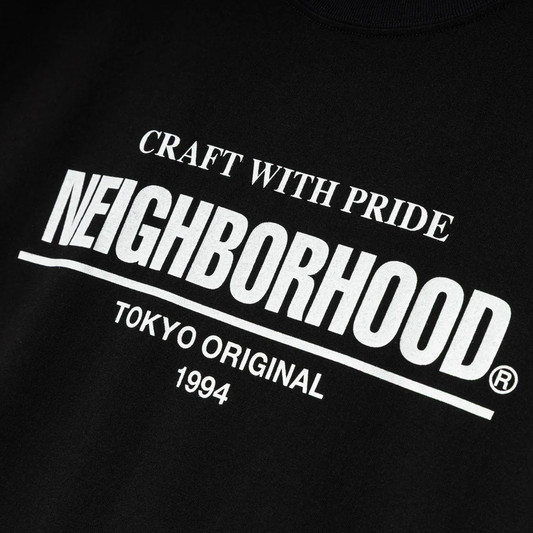 Neighborhood T-Shirt Short Sleeve - 1 Black 252PCNH-ST01