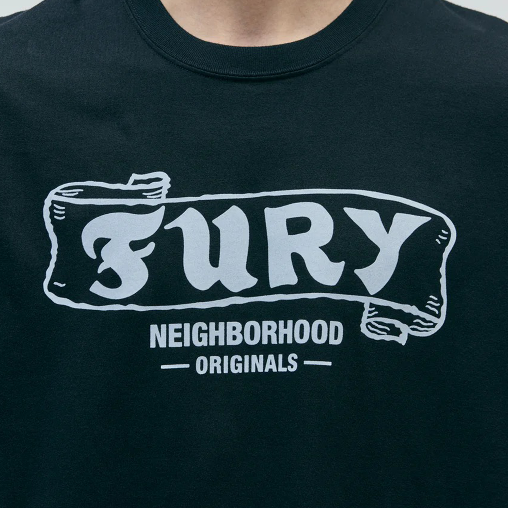 Neighborhood T-Shirt Short Sleeve - 6 Black 252PCNH-ST06