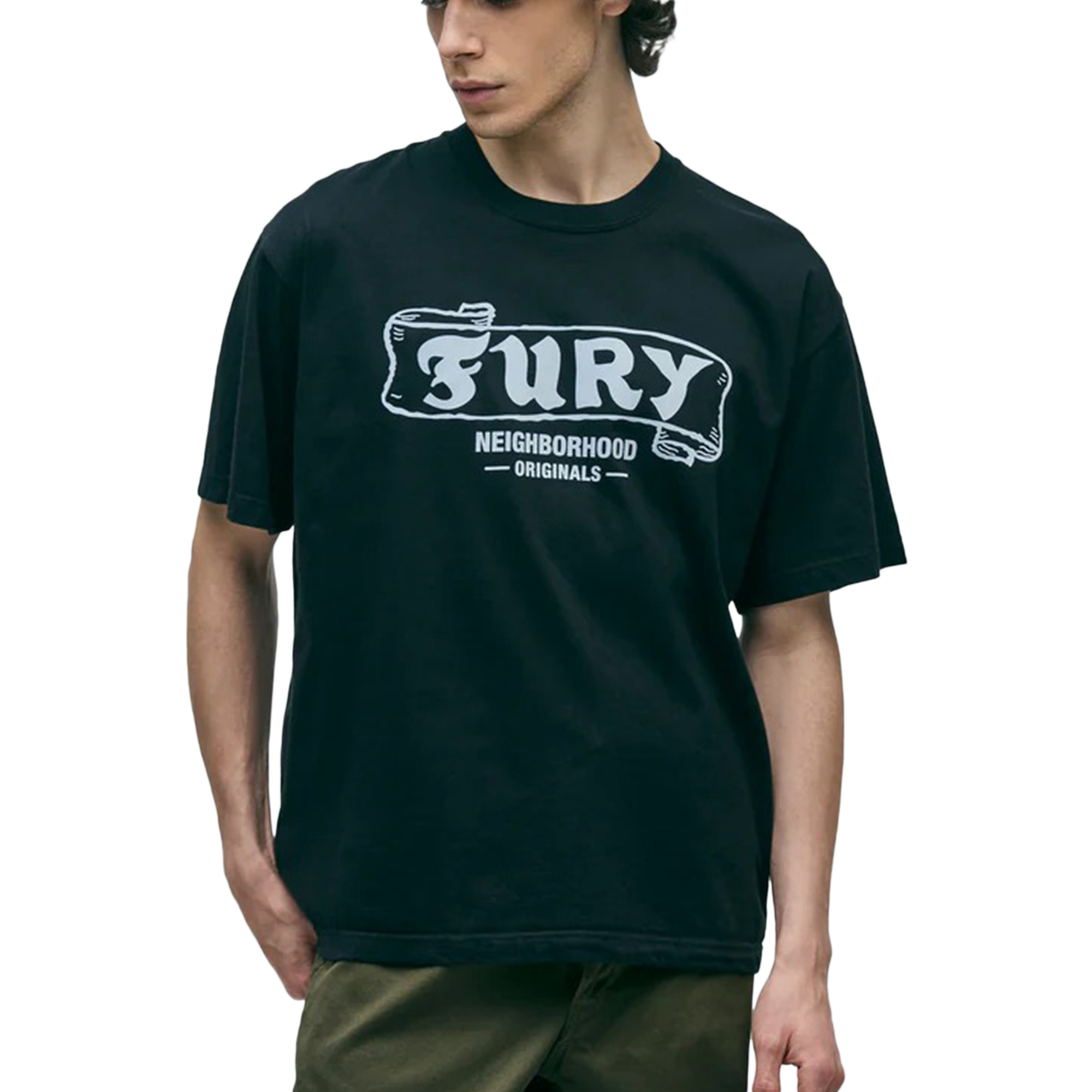 Neighborhood T-Shirt Short Sleeve - 6 Black 252PCNH-ST06