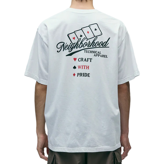 Neighborhood T-Shirt Short Sleeve - 8 White 252PCNH-ST08
