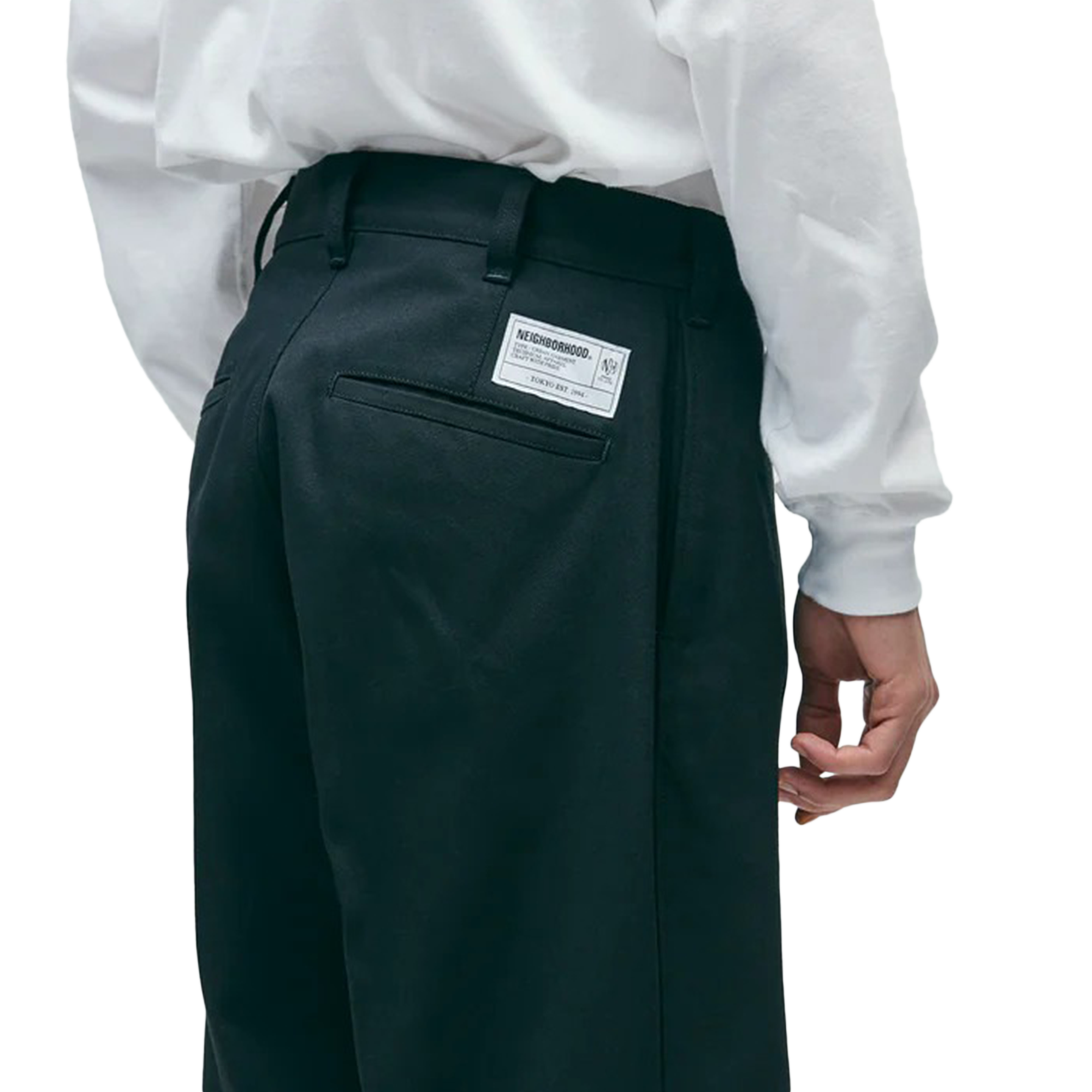 Neighborhood Wp Wide Pants Black 252ZANH-PTM01