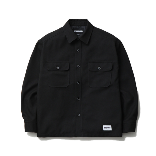 Neighborhood CPO Long Sleeve Shirt Black ZANH-SHM01