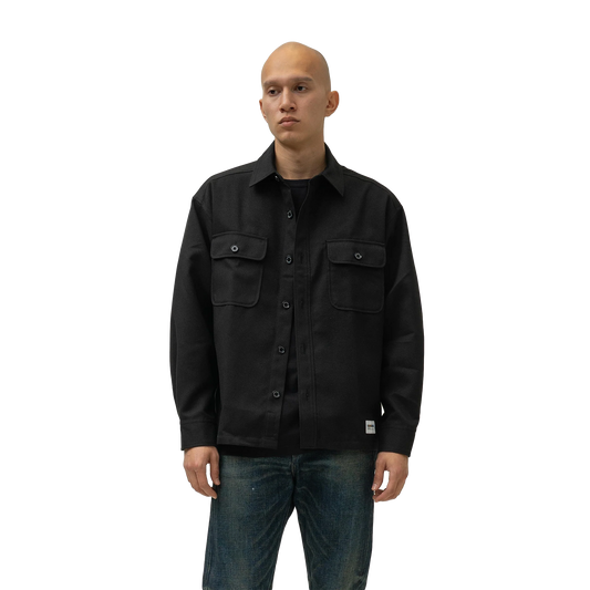 Neighborhood CPO Long Sleeve Shirt Black ZANH-SHM01