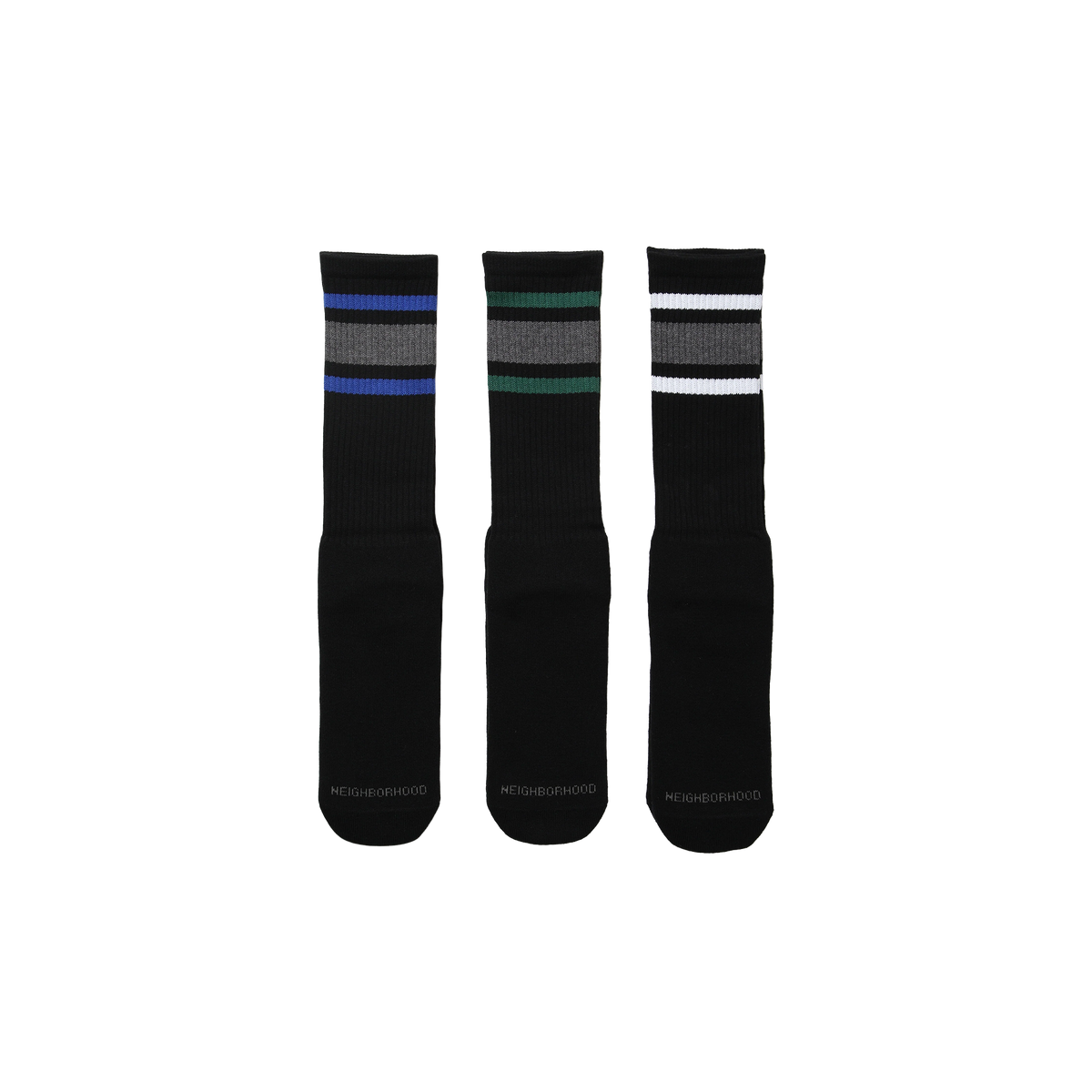 Neighborhood Classic 3-Pack Socks Black KWNH-UWM01