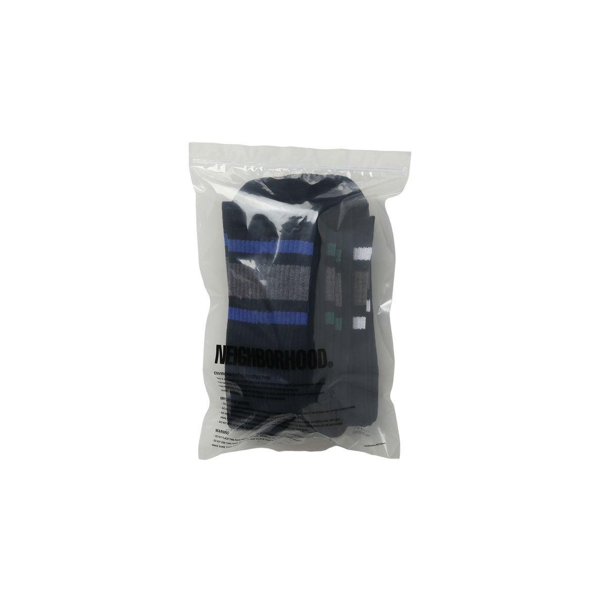 Neighborhood Classic 3-Pack Socks Black KWNH-UWM01
