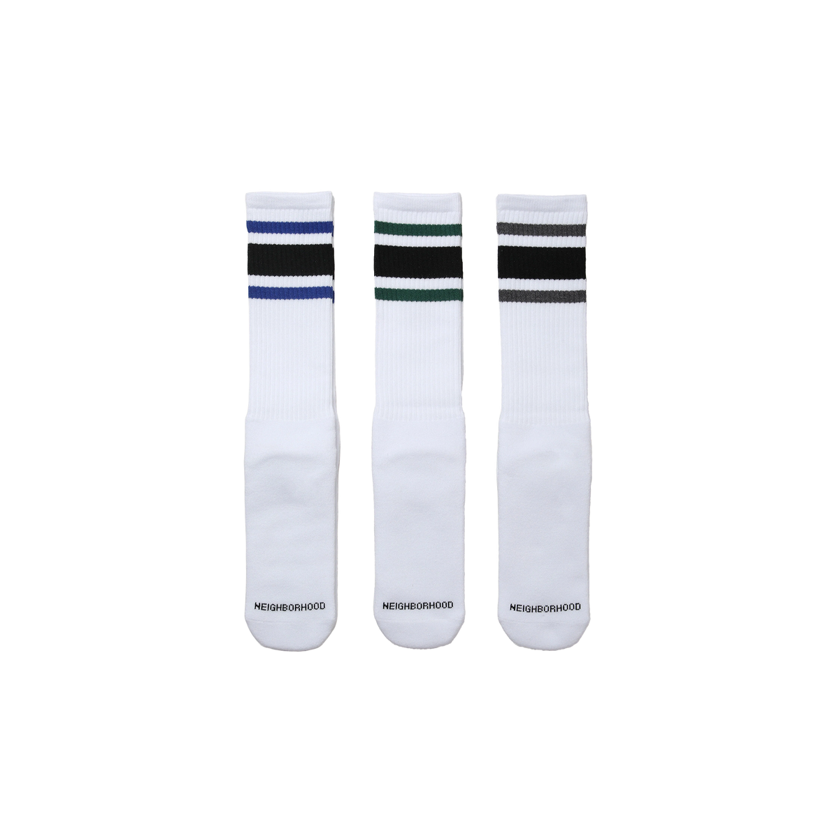 Neighborhood Classic 3-Pack Socks White KWNH-UWM01