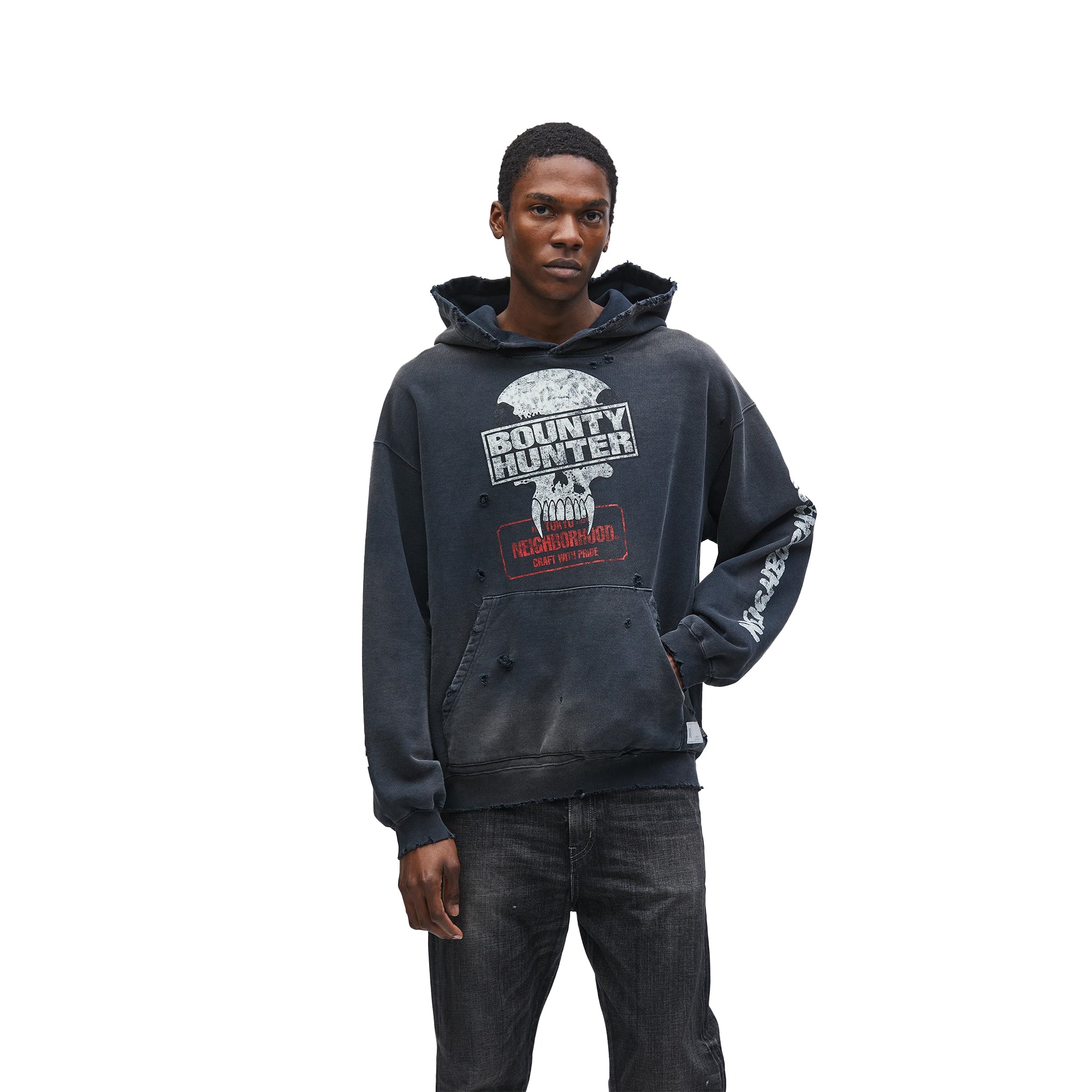 Neighborhood Nh X Bounty Hunter Savage Sweat Hoodie L/S Black