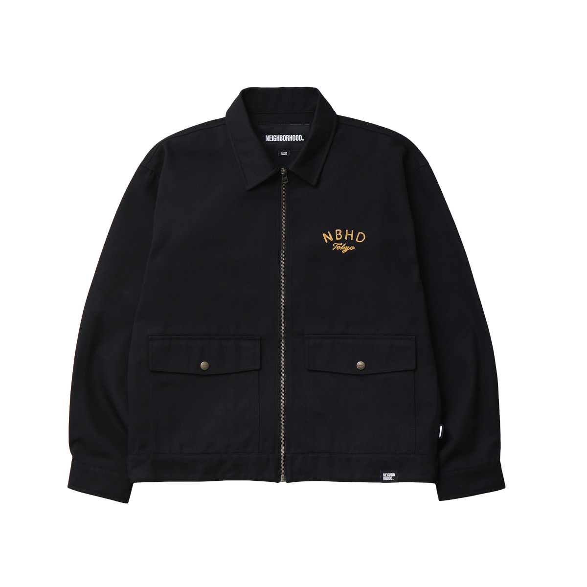 Neighborhood Zip Work Jacket-1 Black TSNH-JKM02