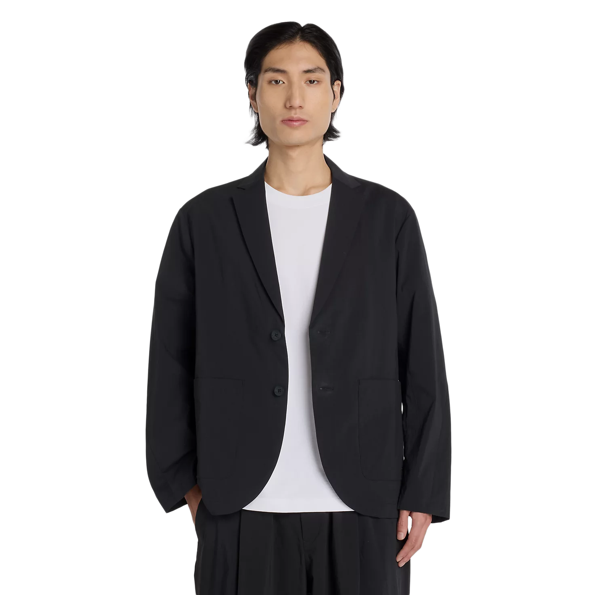 New Balance Grey Single Jacket Water Defy Black