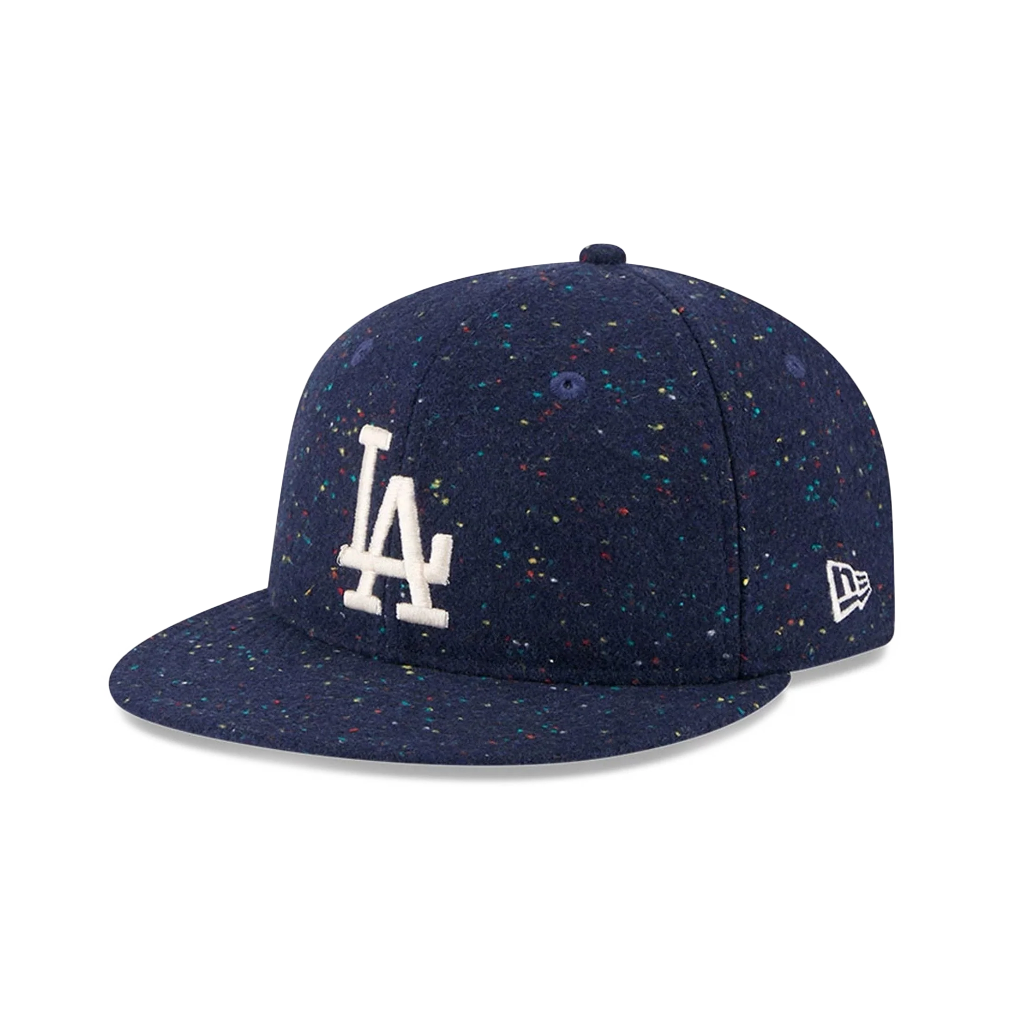New Era Los Angeles Dodgers Blue Speckled Wool Cap
