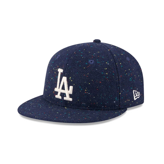 New Era Los Angeles Dodgers Blue Speckled Wool Cap