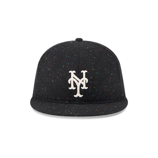 New Era New York Mets Black Speckled Wool Cap