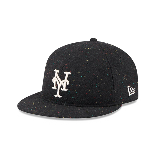 New Era New York Mets Black Speckled Wool Cap