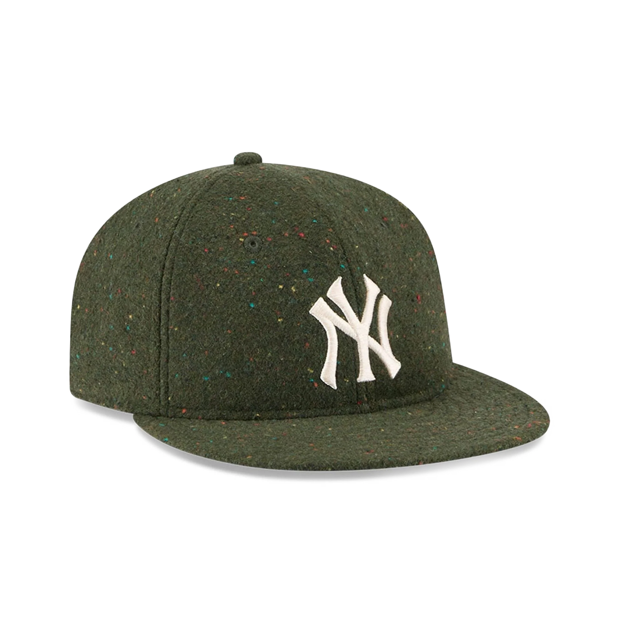 New Era New York Yankees Green Speckled Wool Cap