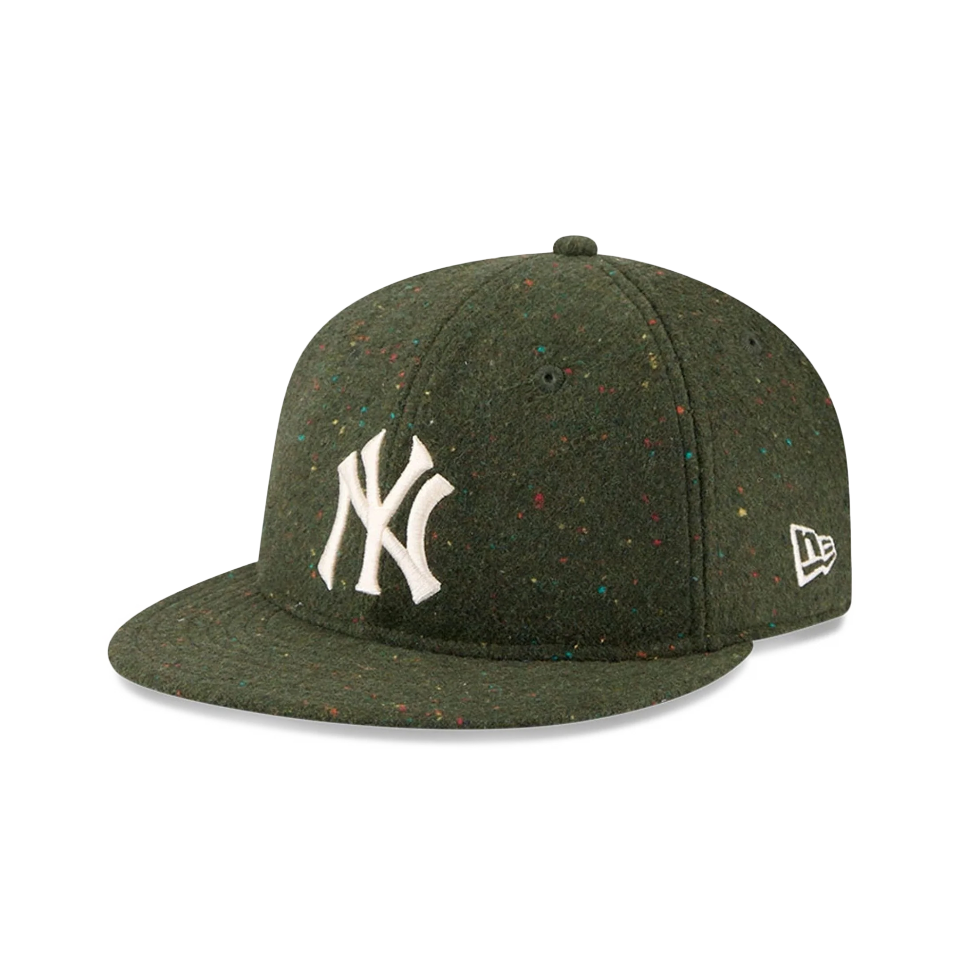 New Era New York Yankees Green Speckled Wool Cap