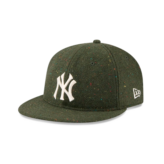 New Era New York Yankees Green Speckled Wool Cap