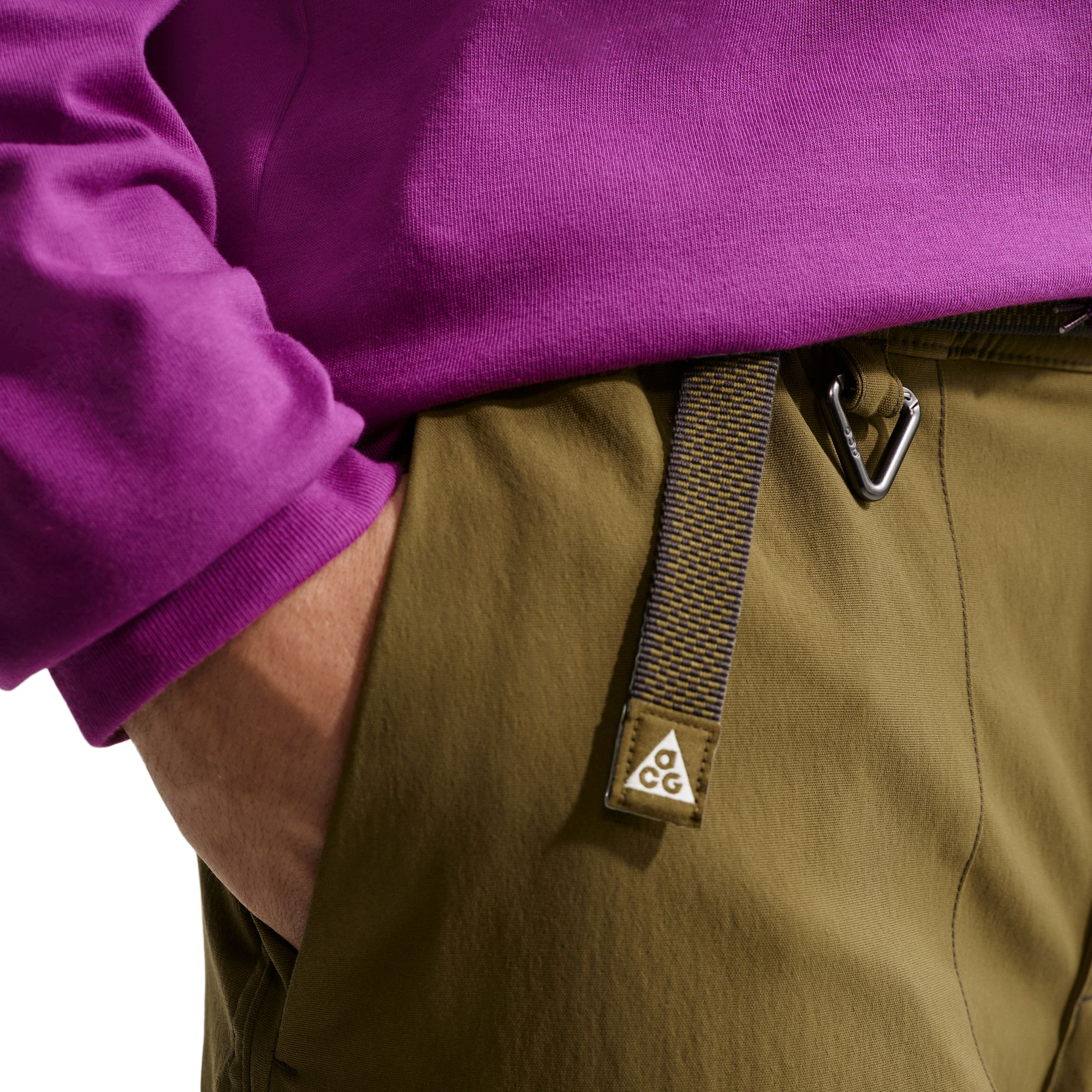 Nike ACG "Smith Summit" Zip Cargo Pants Olive Flak/Anthracite/Summit White HV0591-368