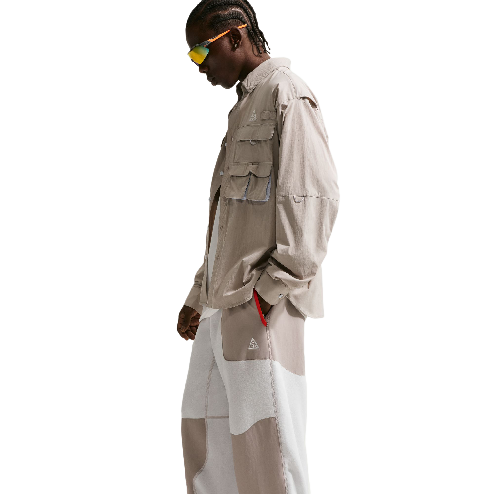 Nike ACG "Wolf Tree" Plus Fleece Pants Photon D/C Grey/S White HJ2864-025