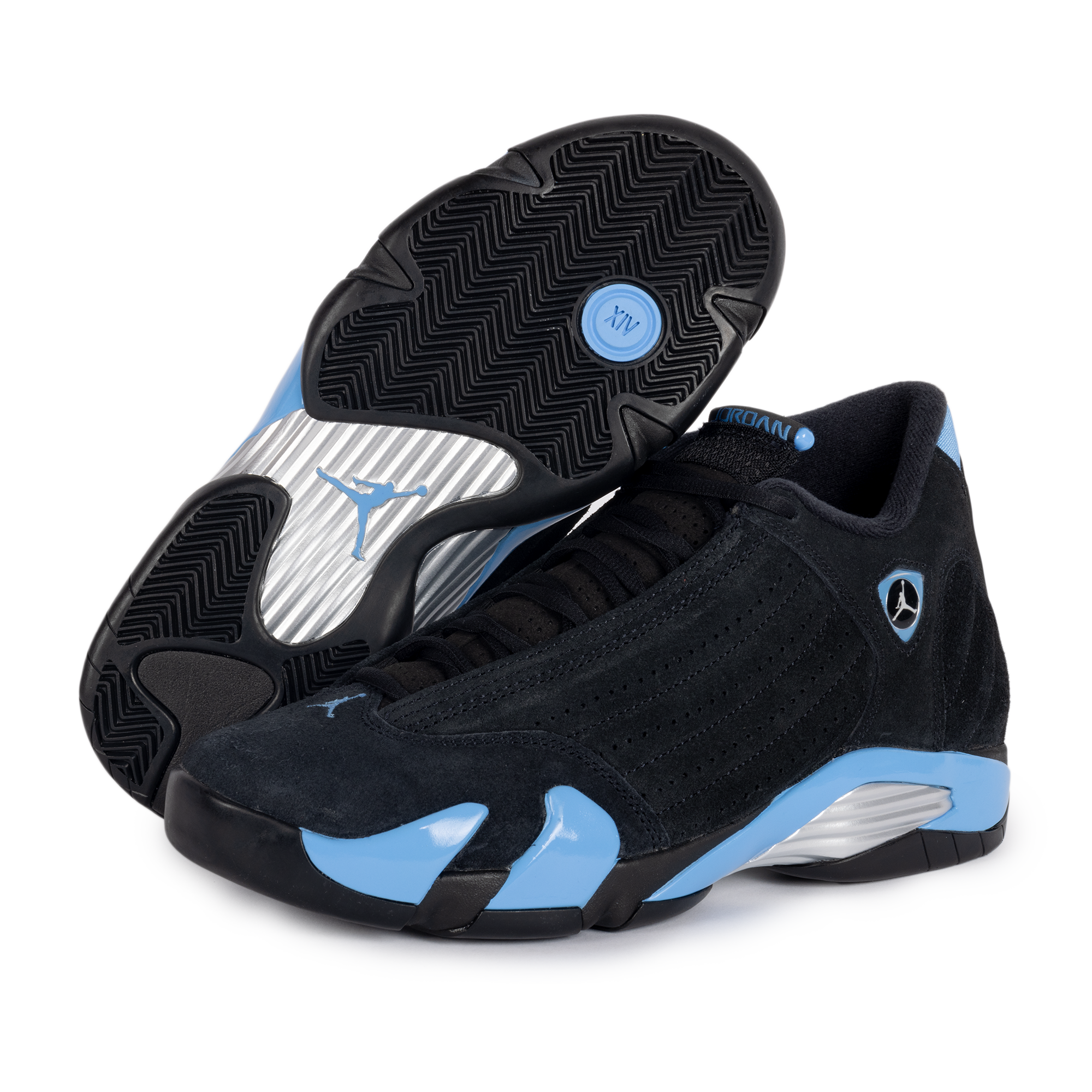 Nike Air Jordan 14 Retro Black/White/University Blue 487471-007